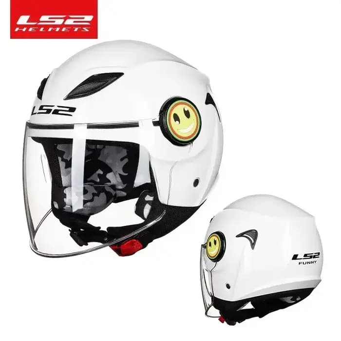 Original LS2 OF602 enfants casque de Moto dessin animé demi-casque été