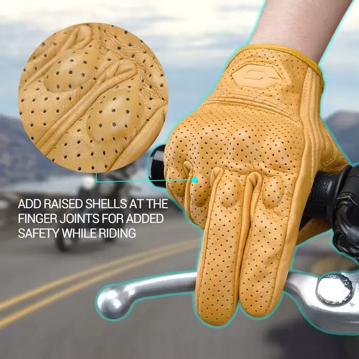 Gants de moto pour hommes