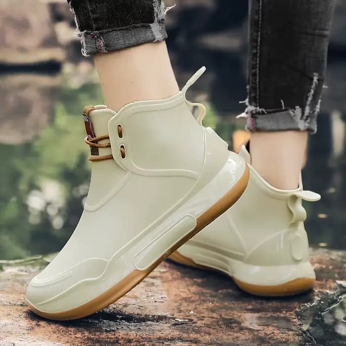 Bottes de pluie décontractées pour hommes, quatre saisons, nouvelles, antidérapantes, imperméables, pour activités de plein air, pêche, lavage de voiture, neige, cuisine, chaussures de pluie