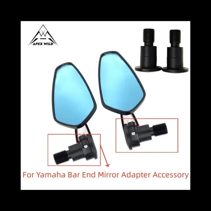Adaptateur de rétroviseur d'extrémité de barre de moto
