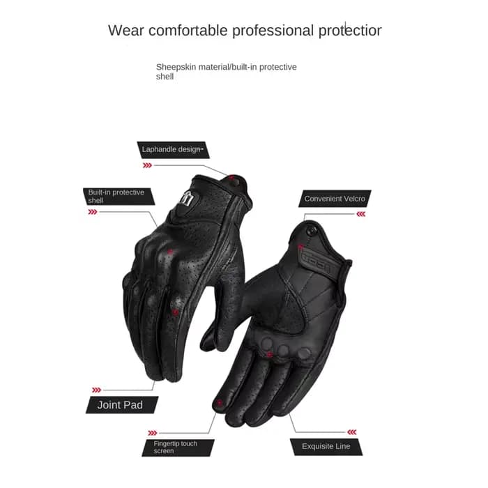Gants de Moto d'été respirants pour hommes et femmes
