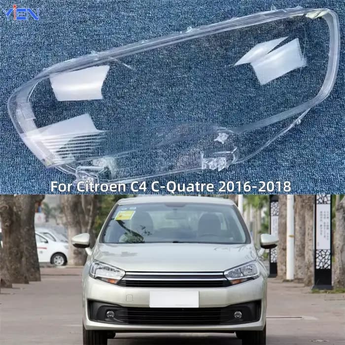 Couvercle de lampe avant entièrement Transparent en Polycarbonate