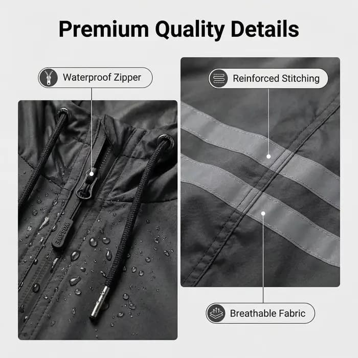 Veste de cyclisme réfléchissante haute visibilité