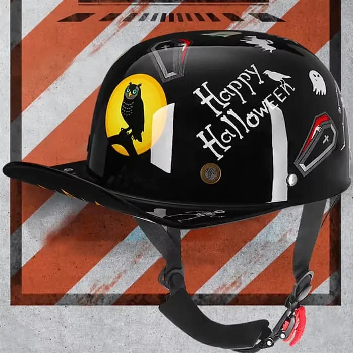 Casquette de baseball pour casque de moto Vintage