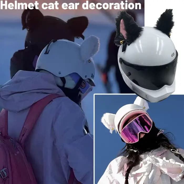 Paquet de 2 accessoires de casque d'oreilles de chat en fausse fourrure