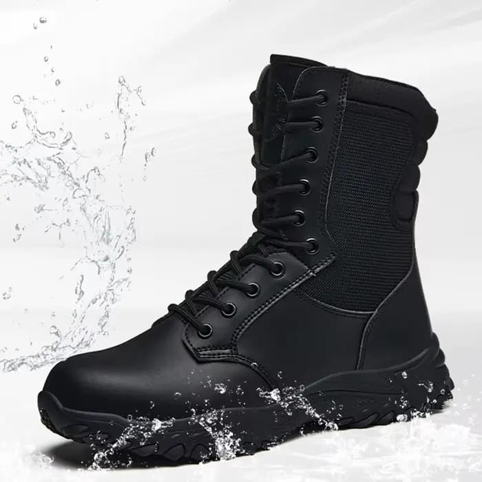 Bottes de travail et de sécurité pour hommes, bottes d'extérieur, chaussures de travail anti-perforation, bottes de combat dans le désert, chaussures de protection, bottes à bout en acier