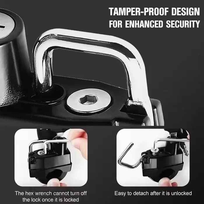 Verrou de casque antivol pour Super Soco CPx CUmini CUx TC 50 TC Max Wanderer TCMax 2019 – 2022