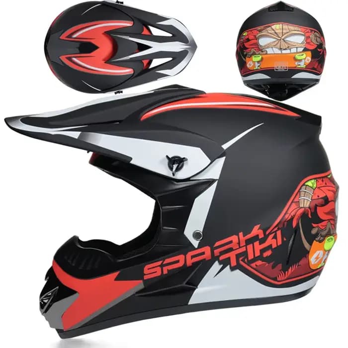 Casque de moto tout-terrain pour enfants et adultes