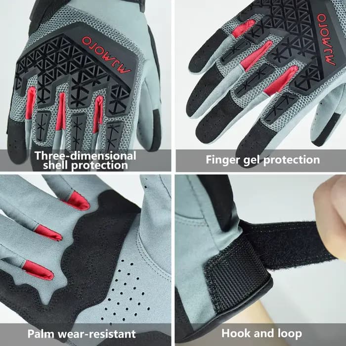 Gants de moto certifiés CE maille Textile ventilé