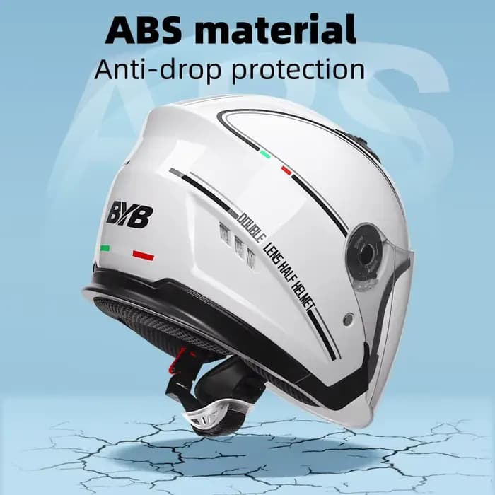 Casque de moto de style ouvert