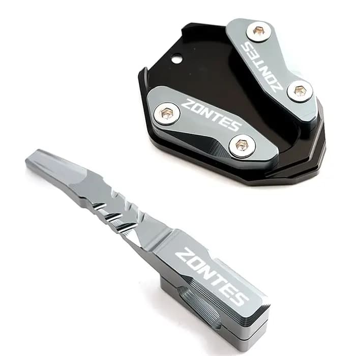 Accessoires pour ZONTES 368G 368E 368K 368 G 2022-2026+ : Extension et support de béquille latérale CNC