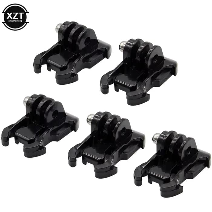 2 pièces Clip de boucle support de base pour Gopro Go Pro Hero HD 1 2 3 3 + 4 5 6 7 accessoires étui casque