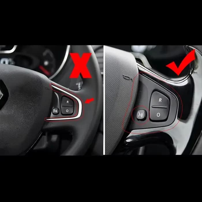 Accessoires de voiture pour Renault Captur 2013 2014 2015 2016 2017, couvercle de commutateur de fenêtre, garniture de panneau de commande, autocollants automobiles, pièces d'ornement