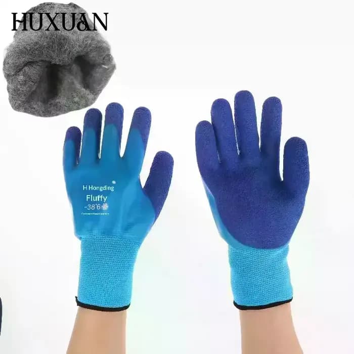 1 paire de gants de sécurité de travail imperméables