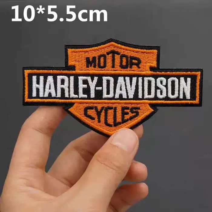 Patchs brodés Harley Davidson Punk Eagle à thermocoller pour vêtements