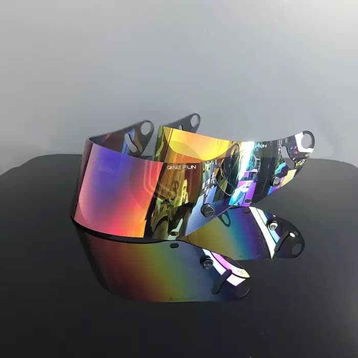 6 SK6 casque visière lentille moto