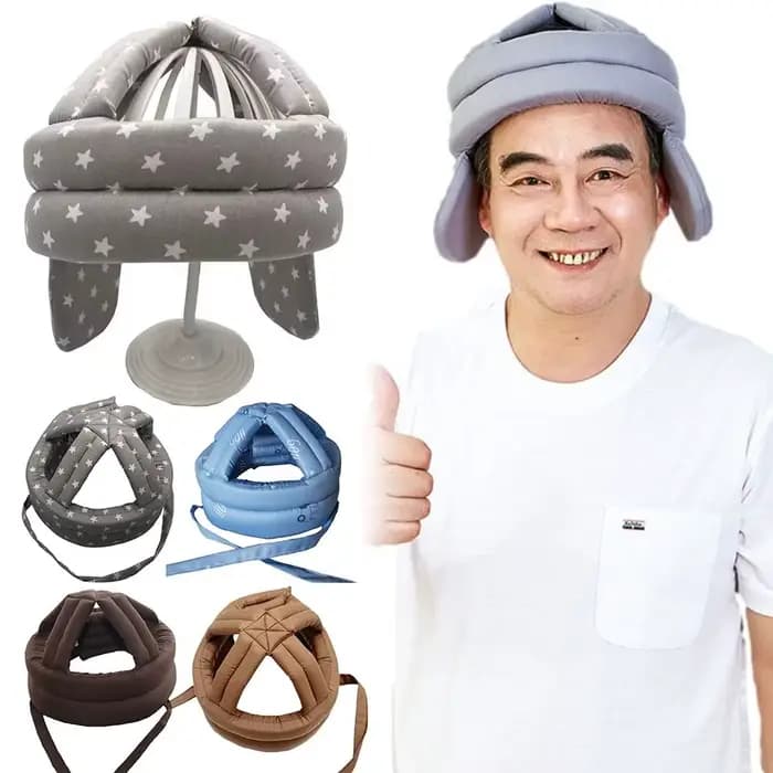 Casque anti-chute pour personnes âgées