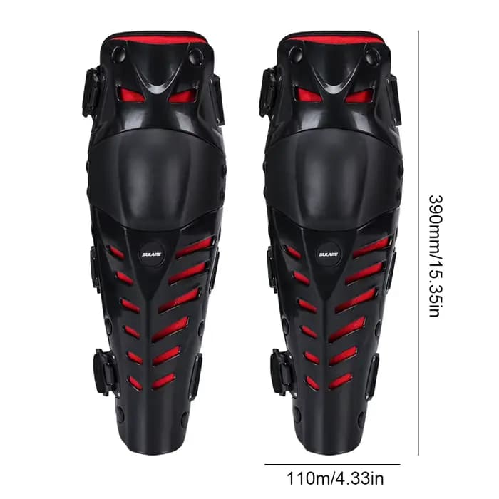 Genouillères de motocross en PE, protection souple pour genoux de moto tout-terrain, protège-genoux pour VTT et conduite hors route