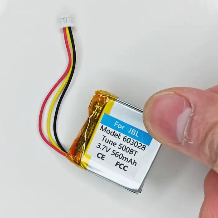 Batterie 560mAh 603028 améliorée pour casque de jeu JBL Tune 500BT 510BT
