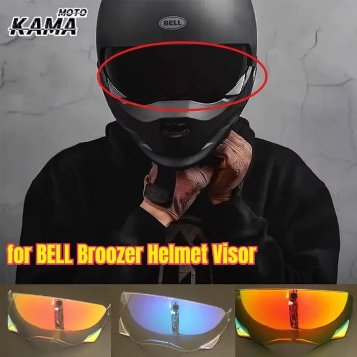 Convient pour BELL Broozer Visière de casque de moto