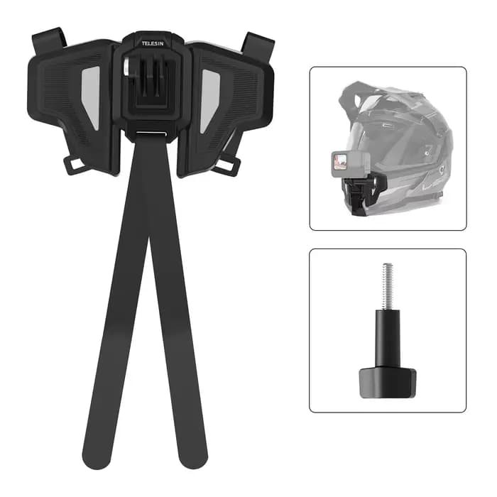 TELESIN – sangle de montage pour casque de moto