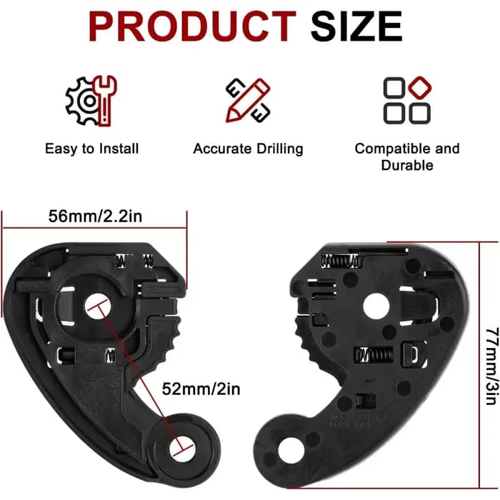 Base de Mécanisme de Visière de Casque