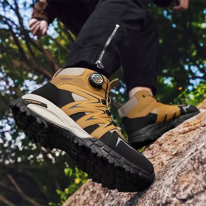 Bottes de moto vertes pour hommes