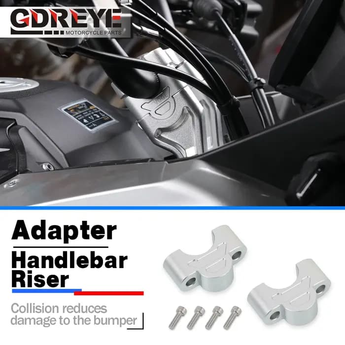 Adaptateur d'extension de pince de guidon de moto