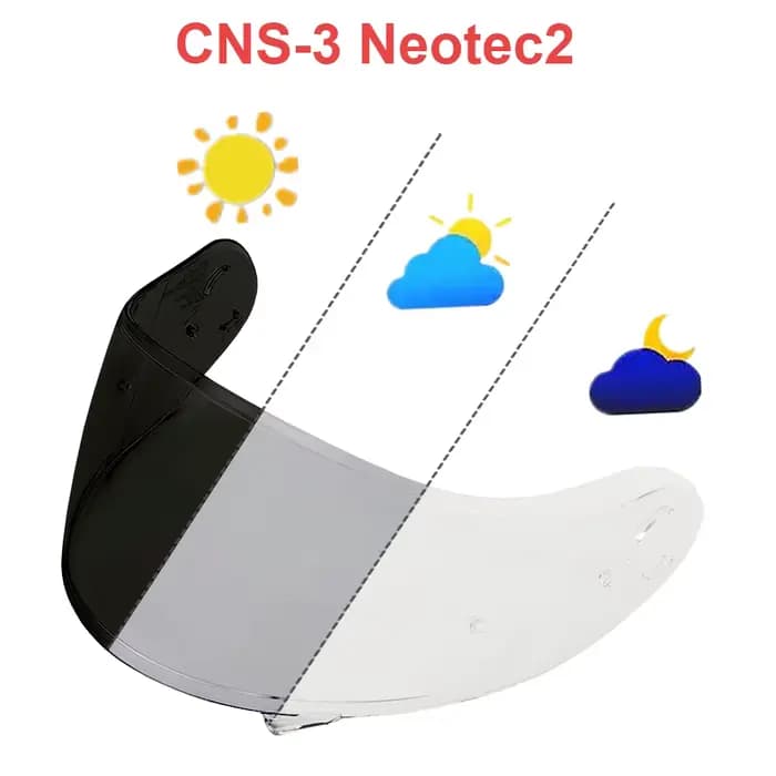 Visière de casque de moto pour Shoei Neotec 2