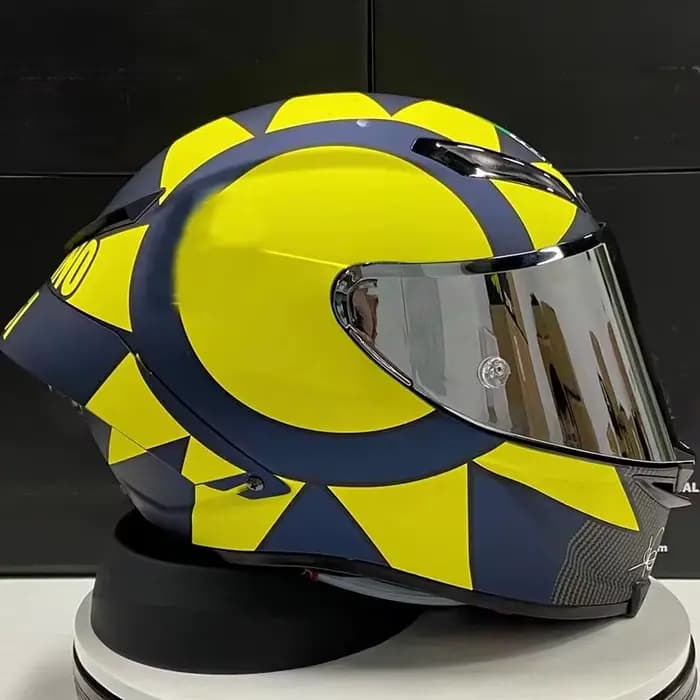 Casque de moto intégral GPRR Sun and Moon Flower, casque de motocross, casque de moto pour femmes et hommes