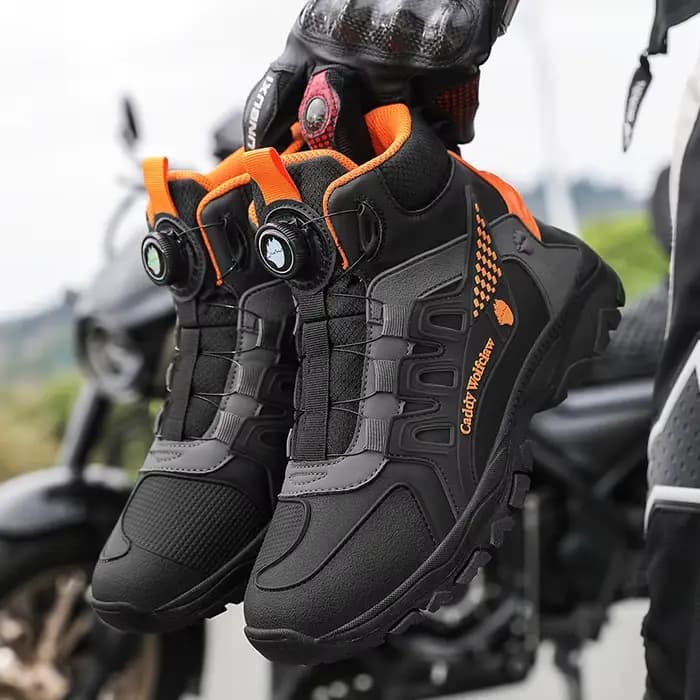 Bottes de moto printemps-automne pour hommes