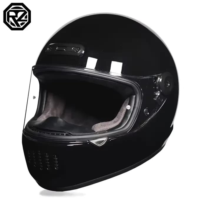 ORZ-Casque de Moto Intégral Rétro pour Course Hors Route, Puzzles DOT