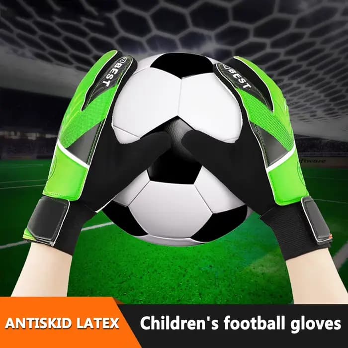 Gants de gardien de but anti-collision pour enfants, latex, PU, protection des mains, football, accessoires de football pour enfants