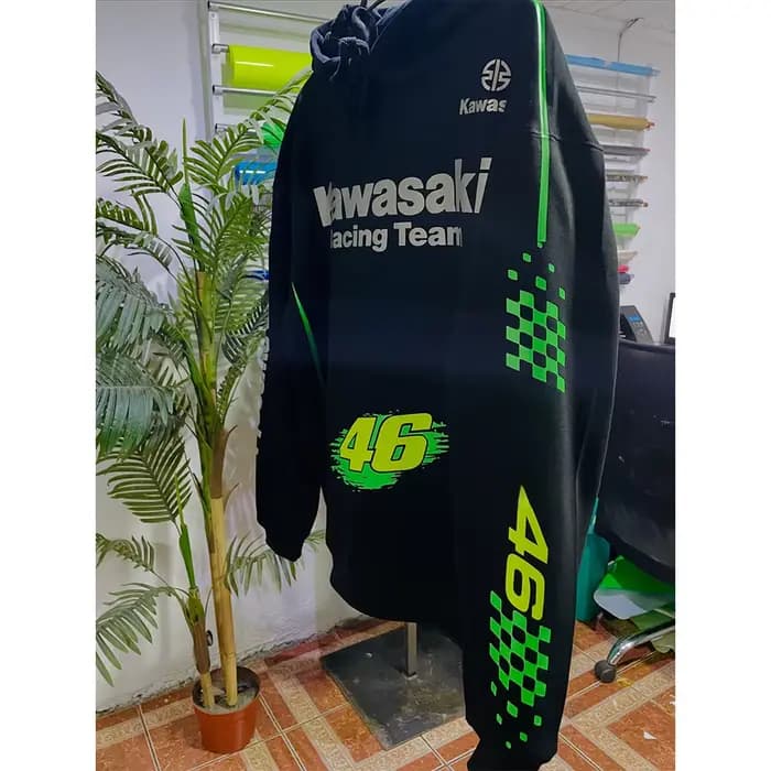Kawasaki Racing 46 Nouveaux sweats à capuche de moto pour hommes et femmes