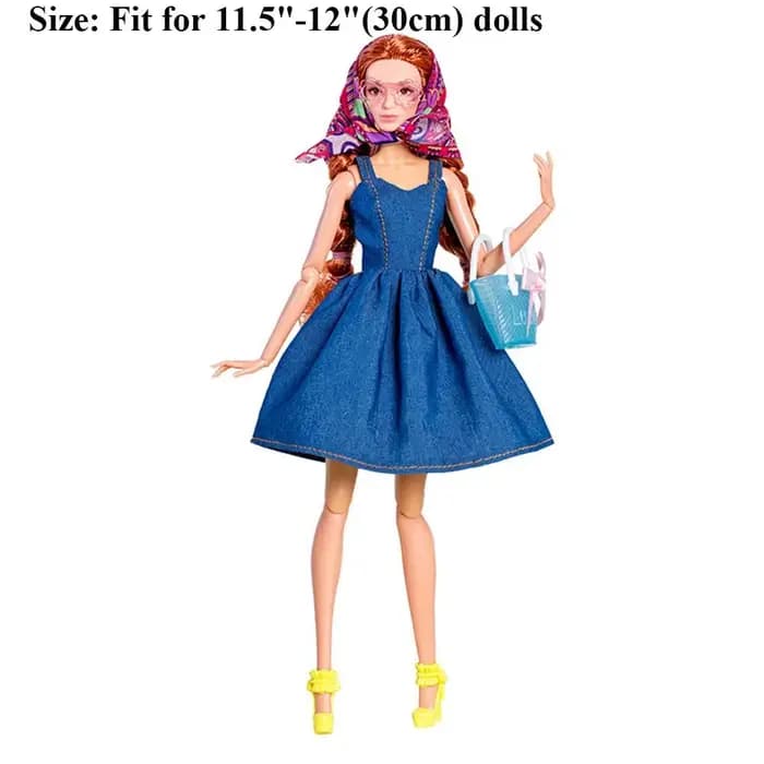 Robe élégante de supermodèle de la mode, tenues décontractées, accessoires DIY, robes de princesse, sacs de soirée