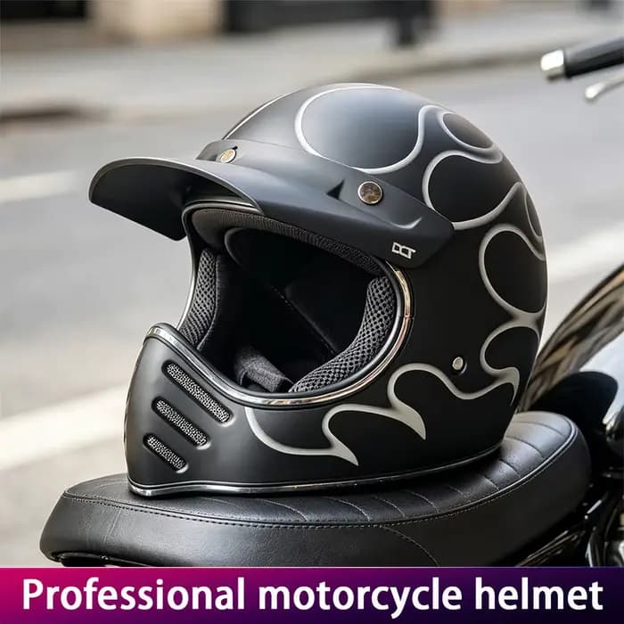 Casque de moto en forme d'aigle pour véhicules tout-terrain