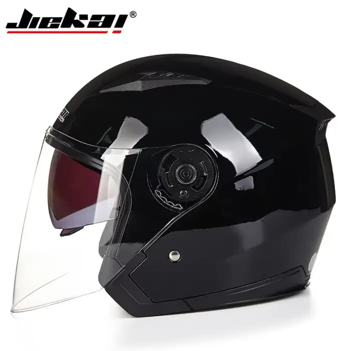 512 Moto double lentille demi Casque Cascos Para