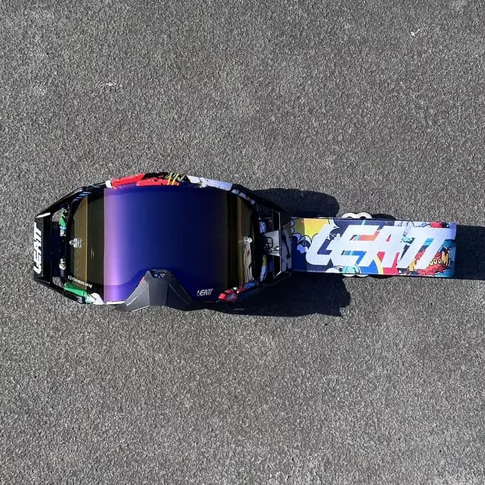 Lunettes de motocross 6.5 à double couche anti-buée