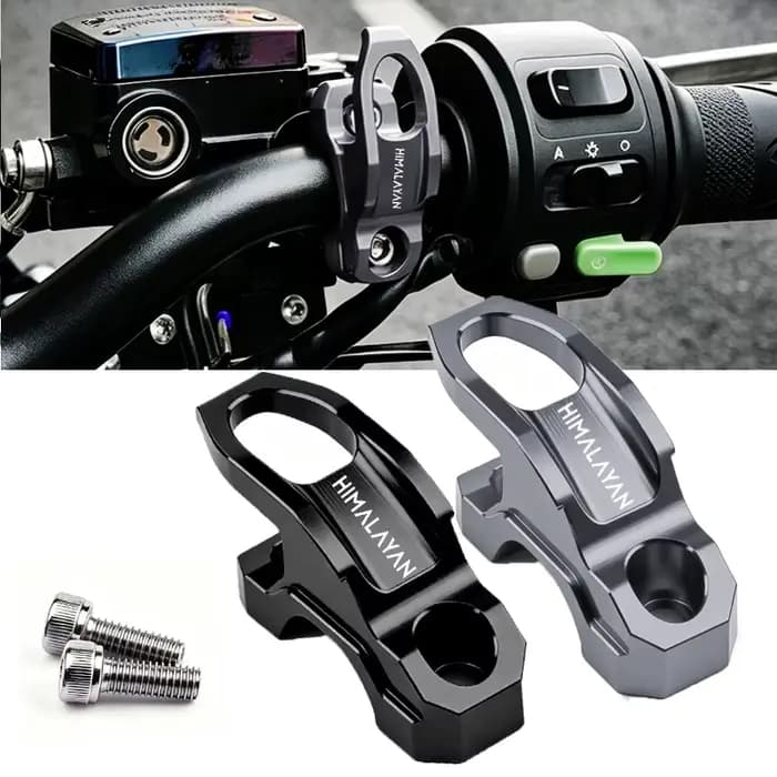 Crochets de fixation pour bagages de casque de moto Royal Enfield Bullet/Meteor/Classic 350 500 Interceptor 650 Himalayan 450 411 Guerrilla 450