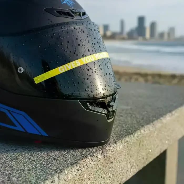 Autocollant réfléchissant personnalisé pour lentille de casque de moto