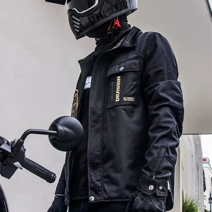 Veste de moto résistante à l'usure pour hommes