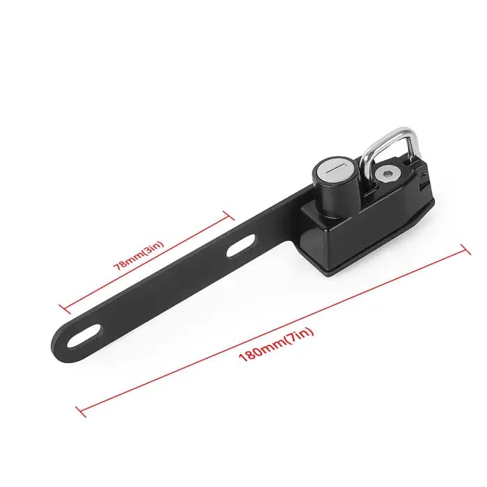 Serrure antivol pour casque de moto