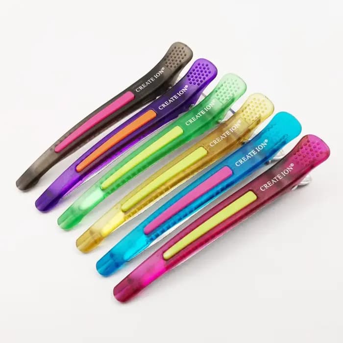 Épingle à cheveux en plastique segmenté pour Salon de coiffure, accessoires de coiffure, Clips pour tondeuse à cheveux, outils de coiffure professionnels