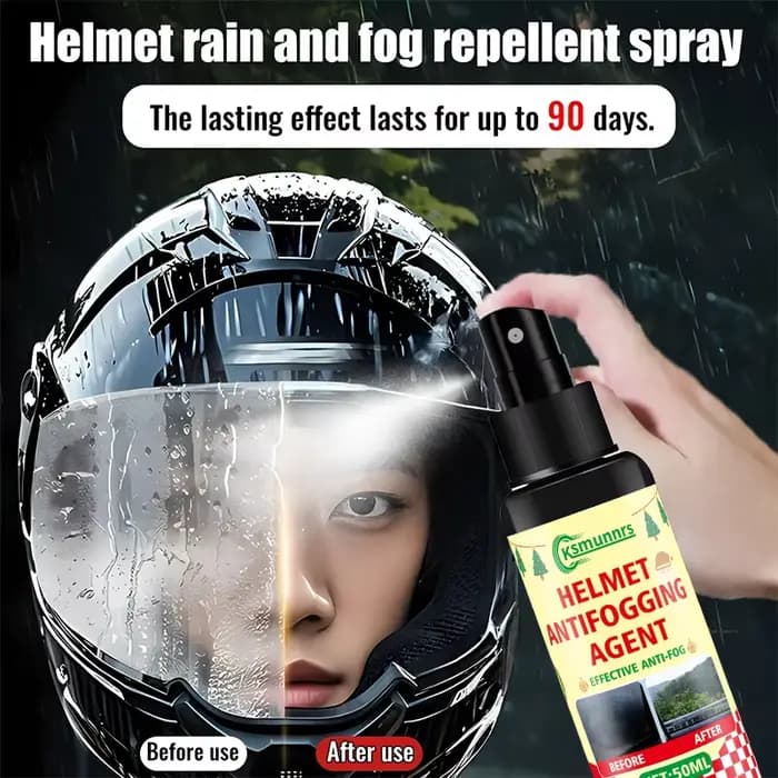 Spray antibuée pour casque de moto