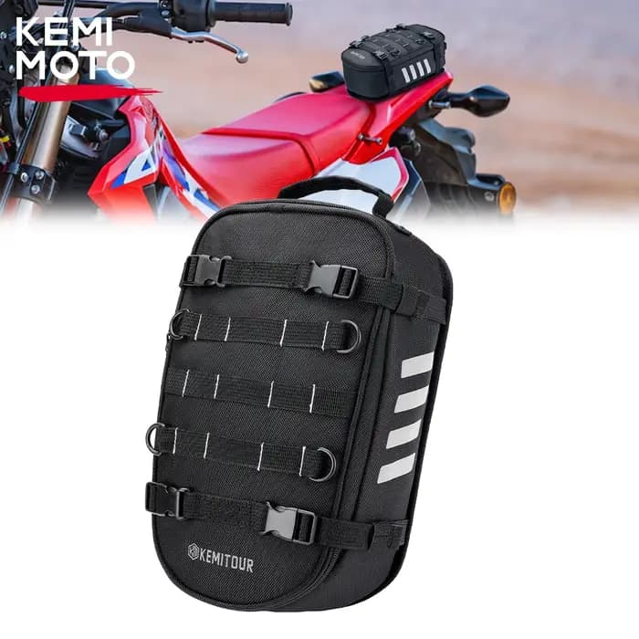 Sac arrière de garde-boue arrière de moto 6L