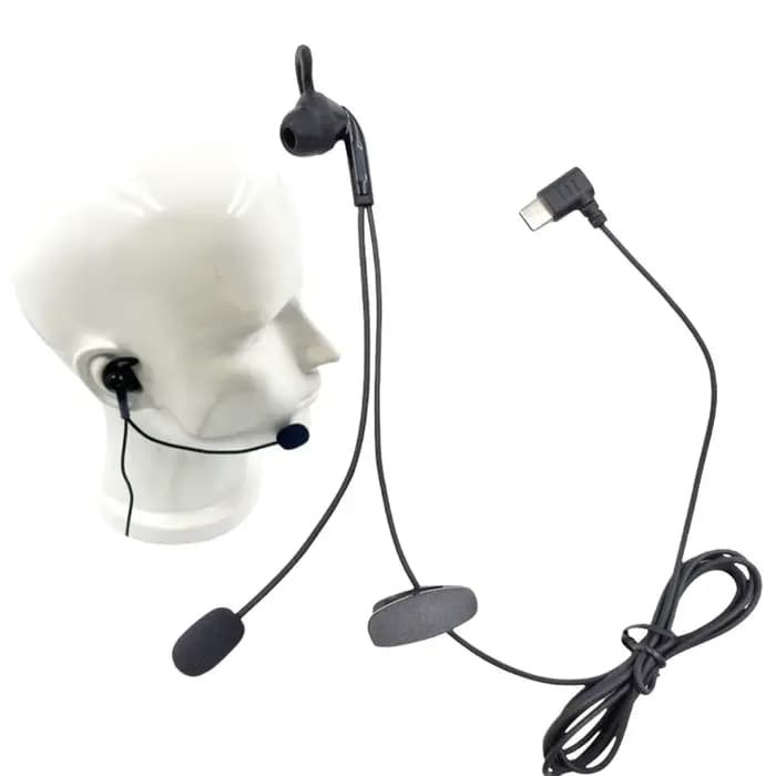 Nouvelle Offre : 1 Pièce pour V6 Pro V4C Plus Q8 F6 V7 Judge – Casque Intercom Arbitre Intra-Auriculaire avec Interface USB-C