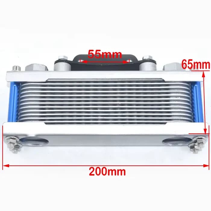 Refroidisseur d'huile radiateur faisceau incurvé vélo saleté Pit Bike singe course moto haute performance refeux accessoires Kayo BSE