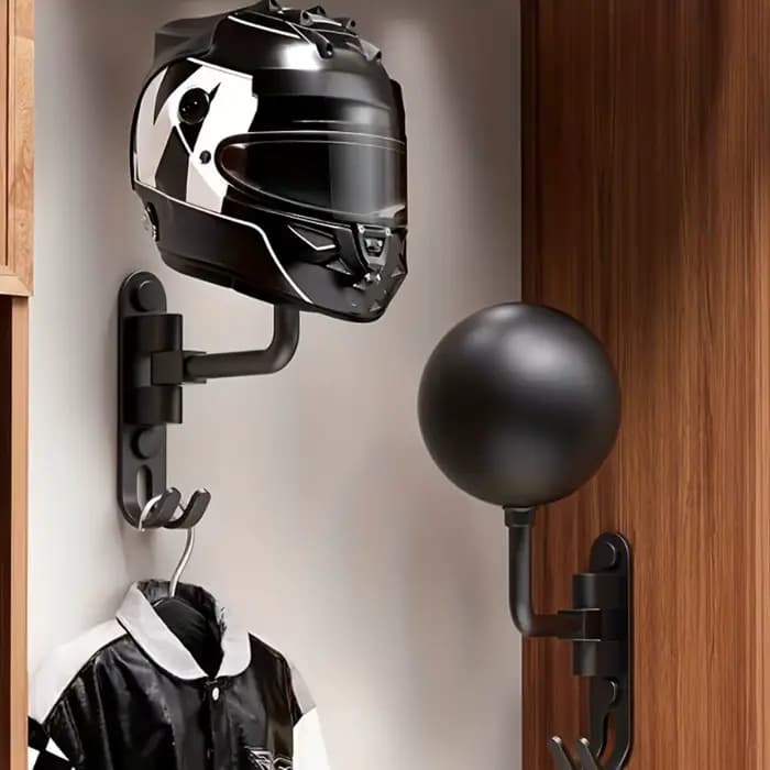 Multifonctionnel Porte-casque Rotatif à 180° Casque de moto Accessoires