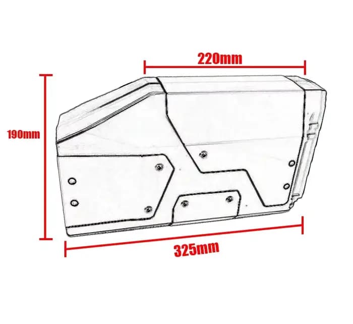 Boîte à outils pour moto BMW Runder GS R1250GS