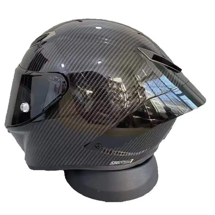 Casque de moto intégral noir pour hommes et femmes
